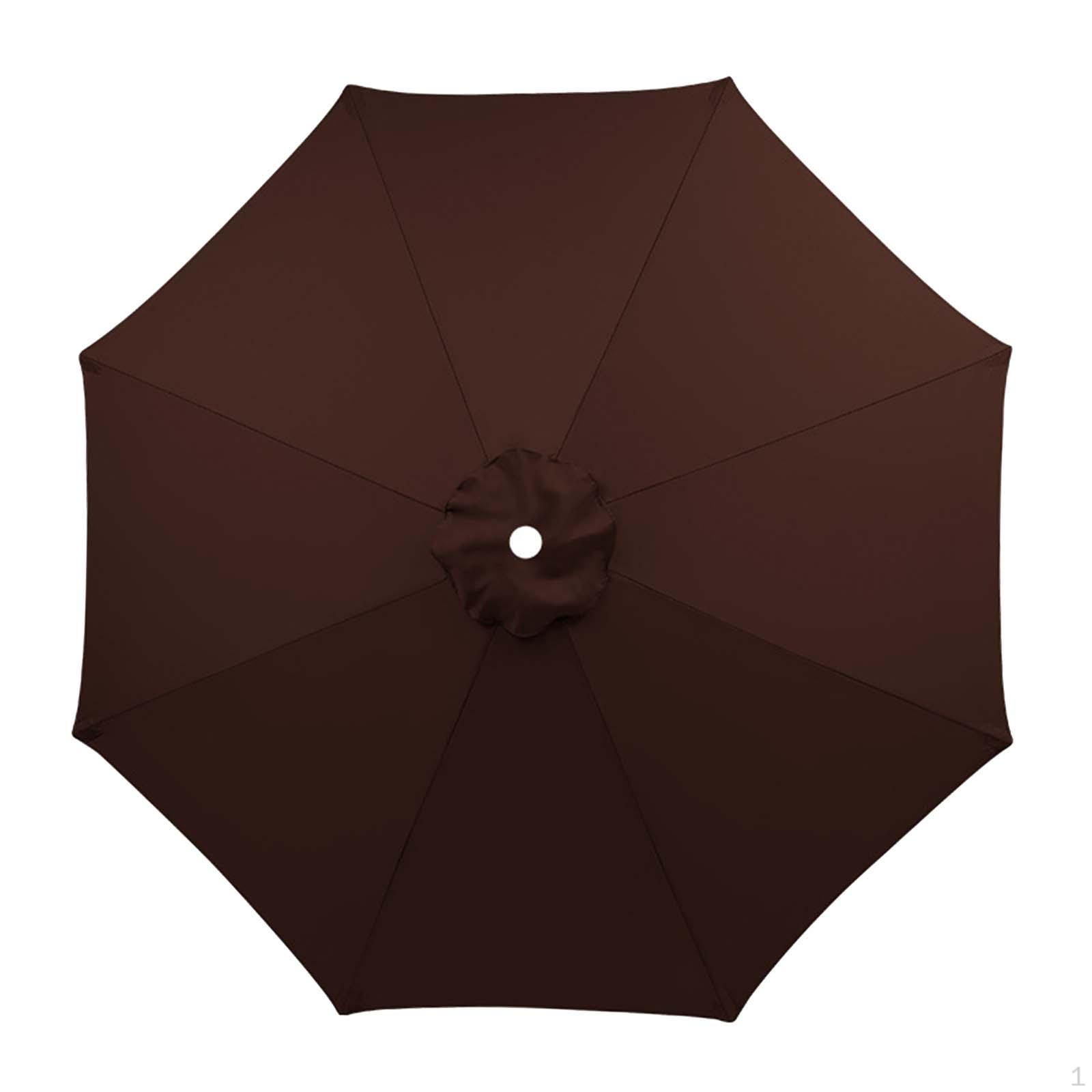 

Патио-зонт с навесом, верхняя крышка, садовая колонна, ткань, легкий зонтик для пляжа 300cm 8 Ribs