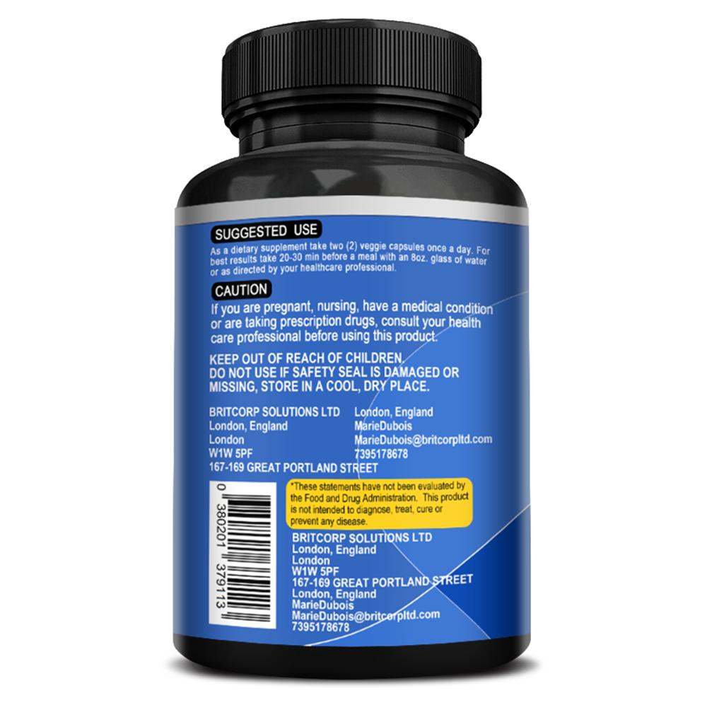 Bcuelov Brain Energy Capsules, a brain nutrition supplement, 120 capsules.