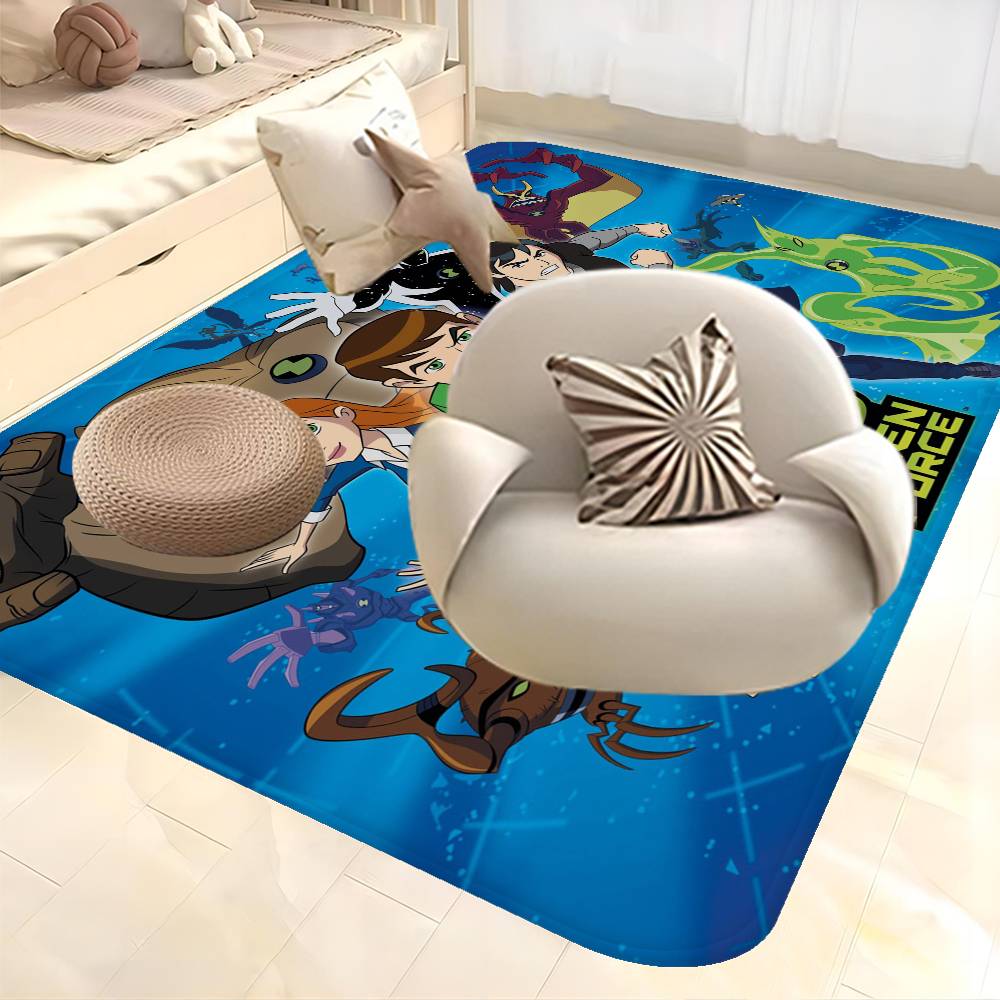 B-Ben 10 Classic Entrance Door Mat Nordic Style Bedroom Living Room Doormat Home Balcony Anti-Slip Modern Home Decor