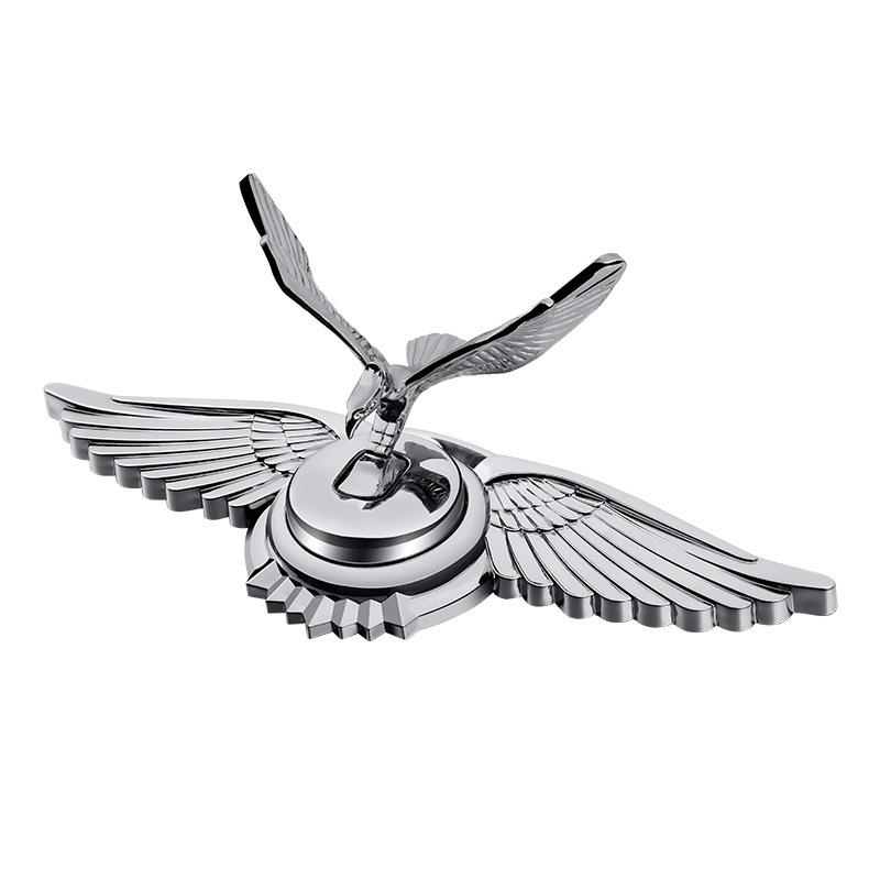 Grand Spreading Eagle 3D Metal Eagle Totem Ornament, Front Bonnet Standing Emblem & Fuel Tank Cap Sticker, Personalized Premium Car Decor Decal
