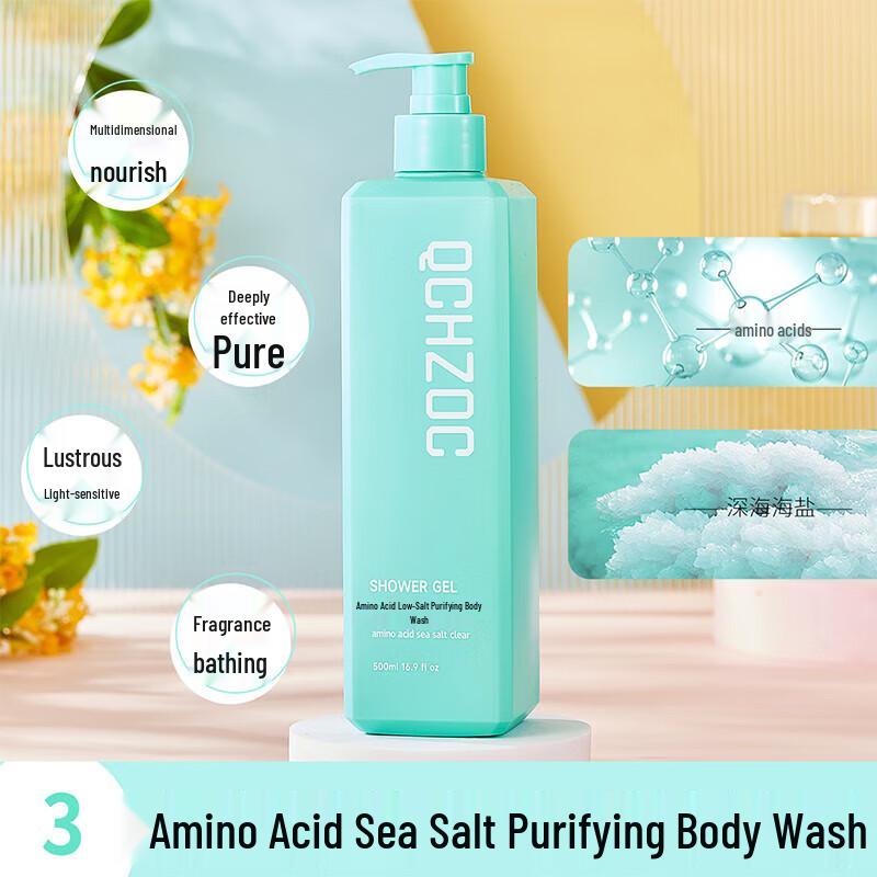 QCHZOC Anti-Dandruff & Hydrating Hair & Body Wash Set