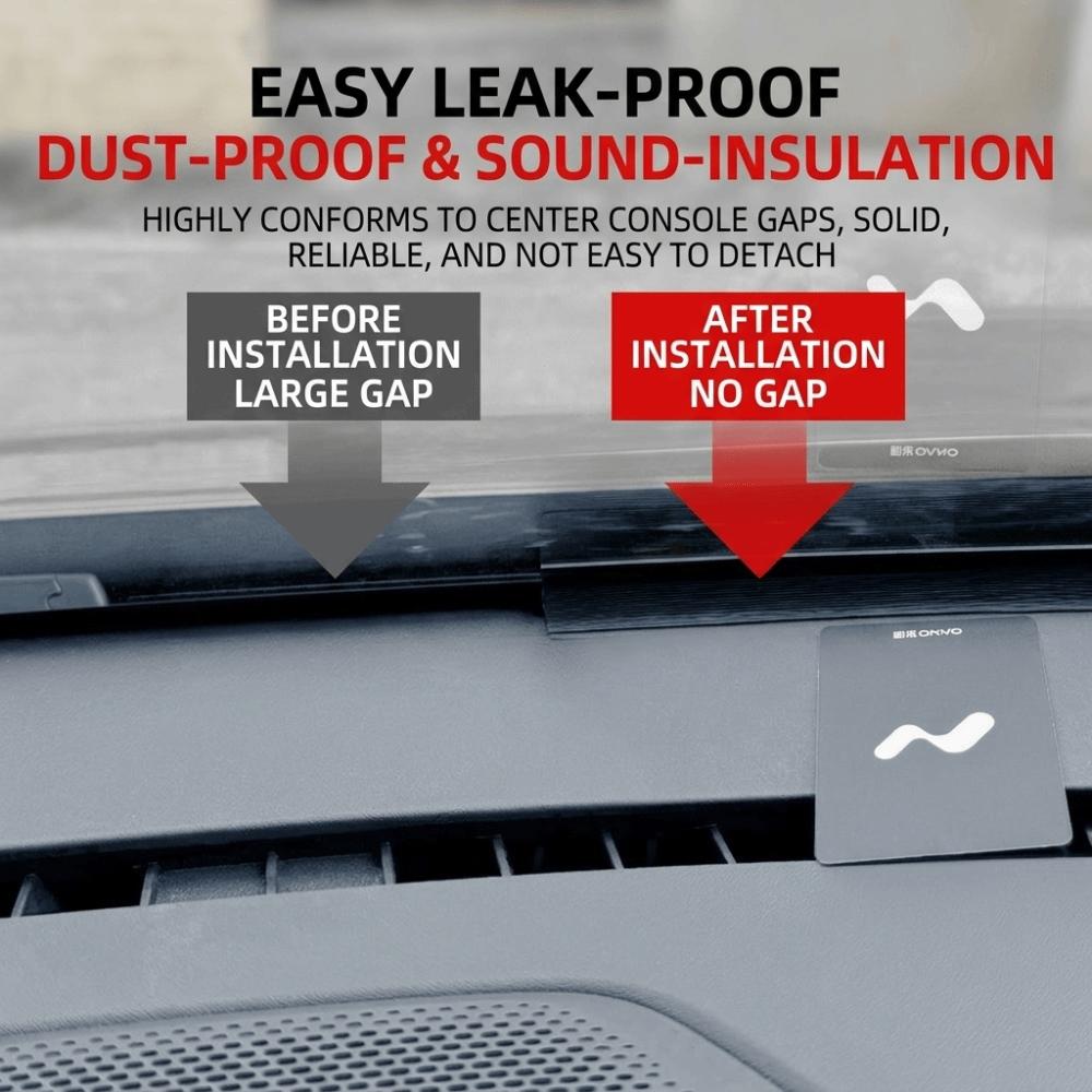 Sound Dampening Dashboard Seal Strip Rubber Material Noise Reduction Trim Windshield Seam