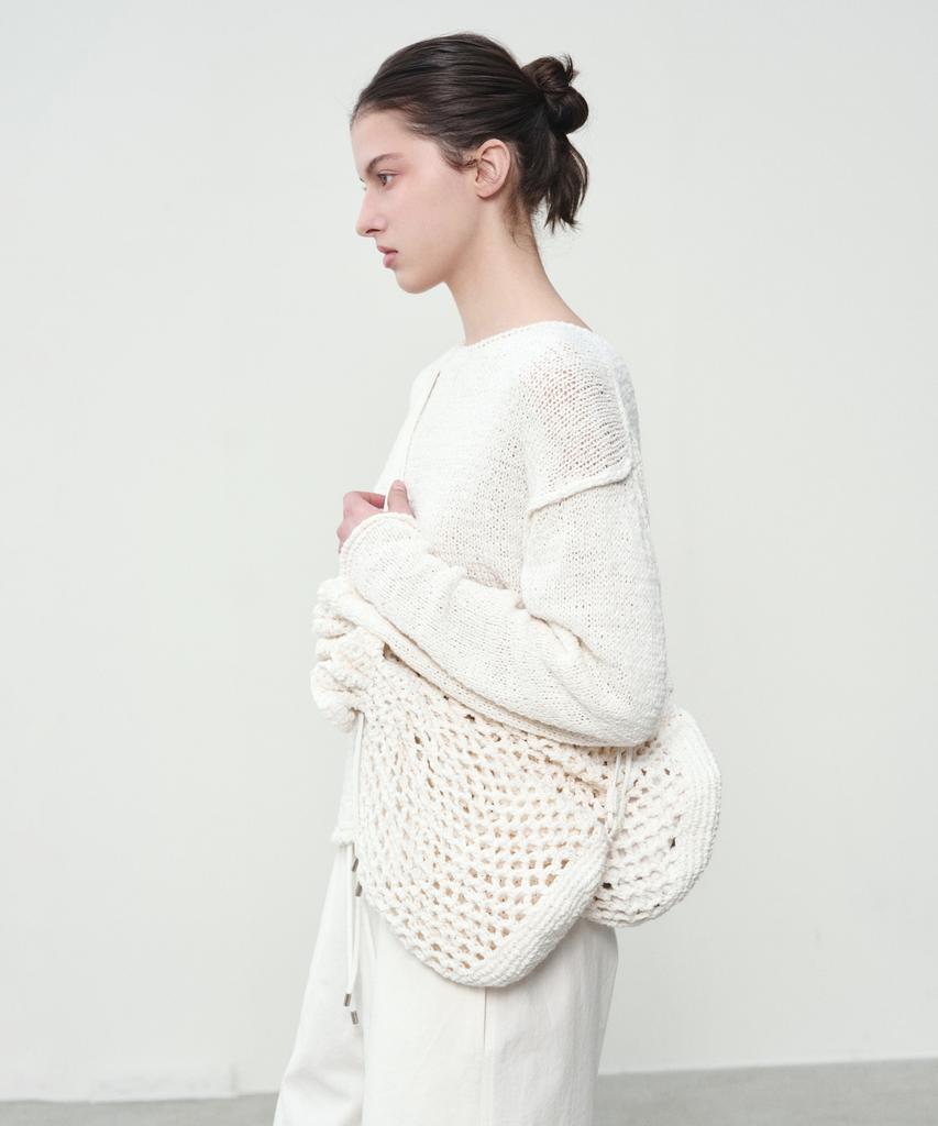 Jrium [Unisex] [M-L] Jerry Linen Tape Yarn Net Backpack