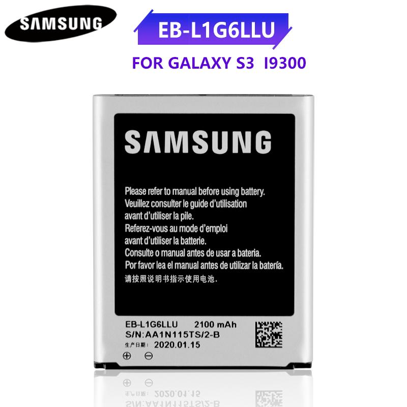 

Оригинальный сменный аккумулятор для Samsung GALAXY S3 I9300 I9308 L710 I535 EB-L1G6LLA EB-L1G6LLU NFC 2100 мАч