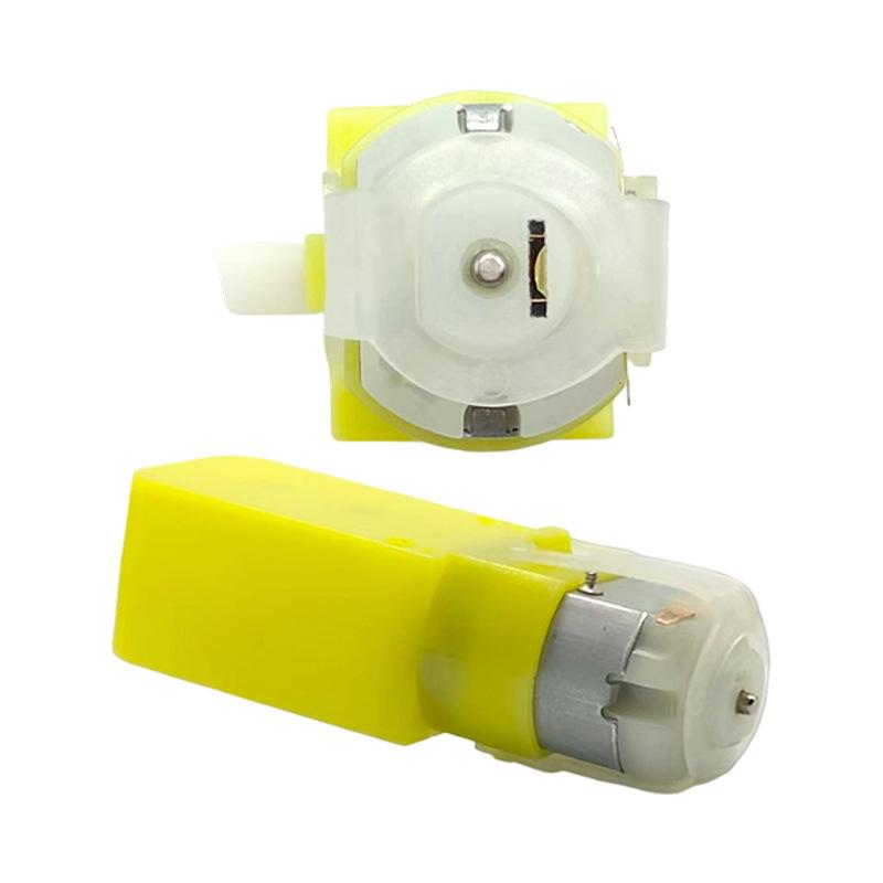High Precision Low Noise 130 TT Geared DC Motor for Smart Car Automation