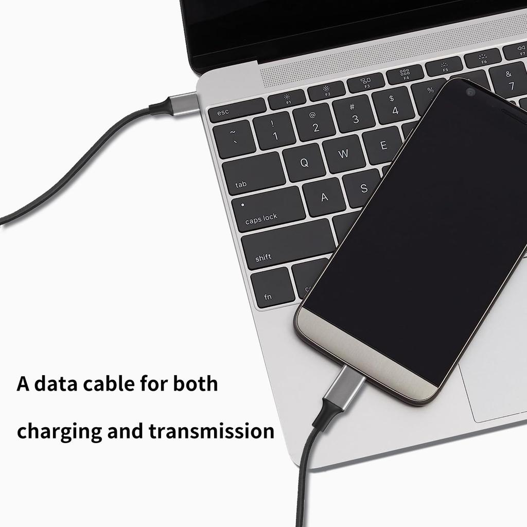 ARZOPA Kabel USB C na USB C s video výstupem Kabel pro rychlé nabíjení pro a Přenosný Kabel Type-C pro rychlé nabíjení a přenos dat, Výstup, 60W, 3.3 Type-C