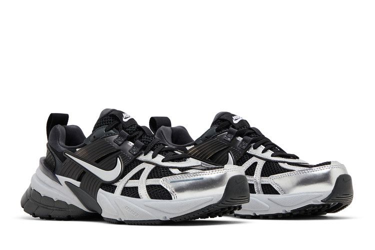 Nike V2K Run Black Metallic Silver (Women's)