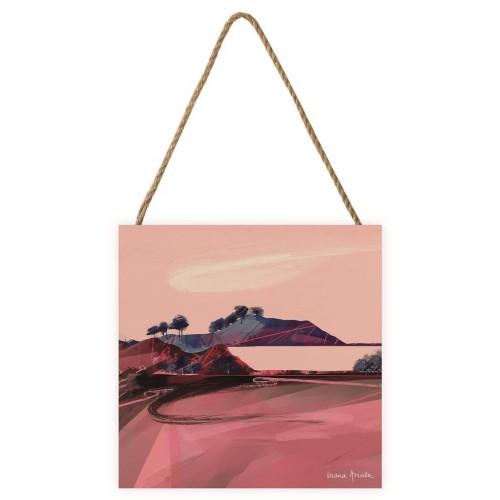 Luana Asiata Mangere Mountain Wooden Block