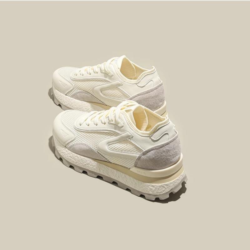 Small thick-soled inner height increase Forrest Gump shoes women's 2025 new summer mesh breathable fashion versatile sports and leisure