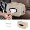 BBDS7 Microfiber Leather Car Tissue Box For KIA Rio K5 K2 K3 Sportage Ceed Sorento Picanto Stinger Soul GT Line Seat Back Storage Bag