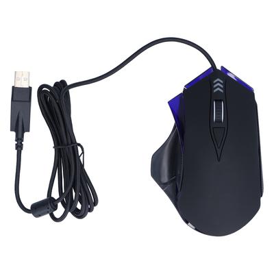 Gaming Mouse USB Portable Breathing Light 4 DPI Adjustable Ergonomic Computer Mice for PC Laptop