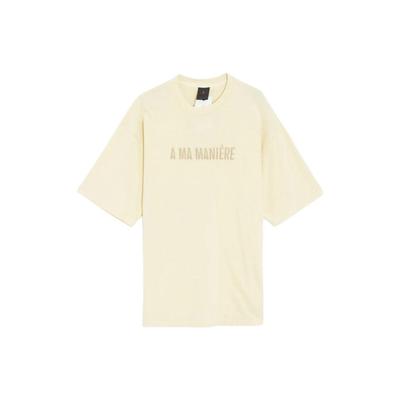 Jordan X A Ma Maniere T-shirt Manches Courtes (Taille Asie) Lait de Coco Streetwear Unisexe DV7469-104