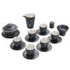 999Pure Silver Tea Set Ceramic Kung Fu Tea Set Tasting Cup Handmade Silver-Plated Tea Bowl Live Streaming Gift