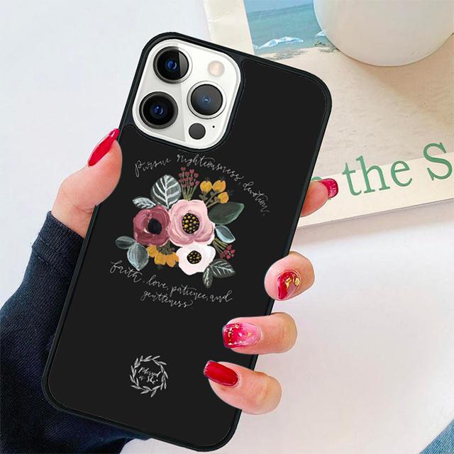 

Verse of The Christian Bible Jesus Phone Case Cover For iPhone 17 Air 15 16 14 13 12 Pro Max 11 Pro Max Plus Coque iPhone 12pro max