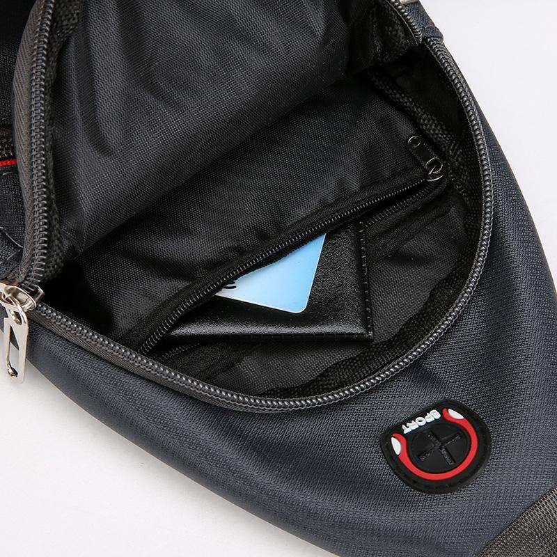 Waterproof Portable Outdoor Travel Fashion Men'S Small Chest Bag Sporty Large Capacity Lightweight Shoulder Bag Trend Leisure.
