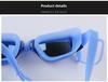 Antibeschlag-Schwimmbrille für Myopie-Rennen aus Silikon für Erwachsene