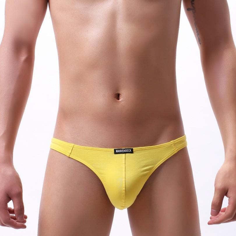 Men's Briefs Ultra-thin Ice Silk Transparent Comfortable Adult Low Waist