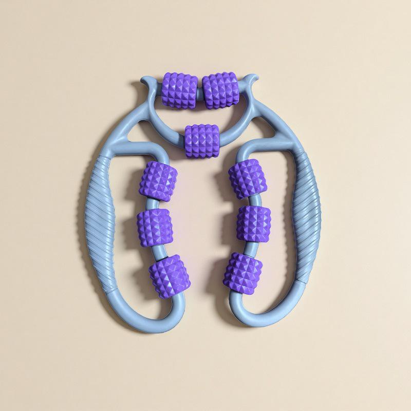 29-Wheel Leg Massager: Slim Thighs & Calves, Relaxes Muscles, Beauty Leg Device, Multi-Functional Ring Roller.