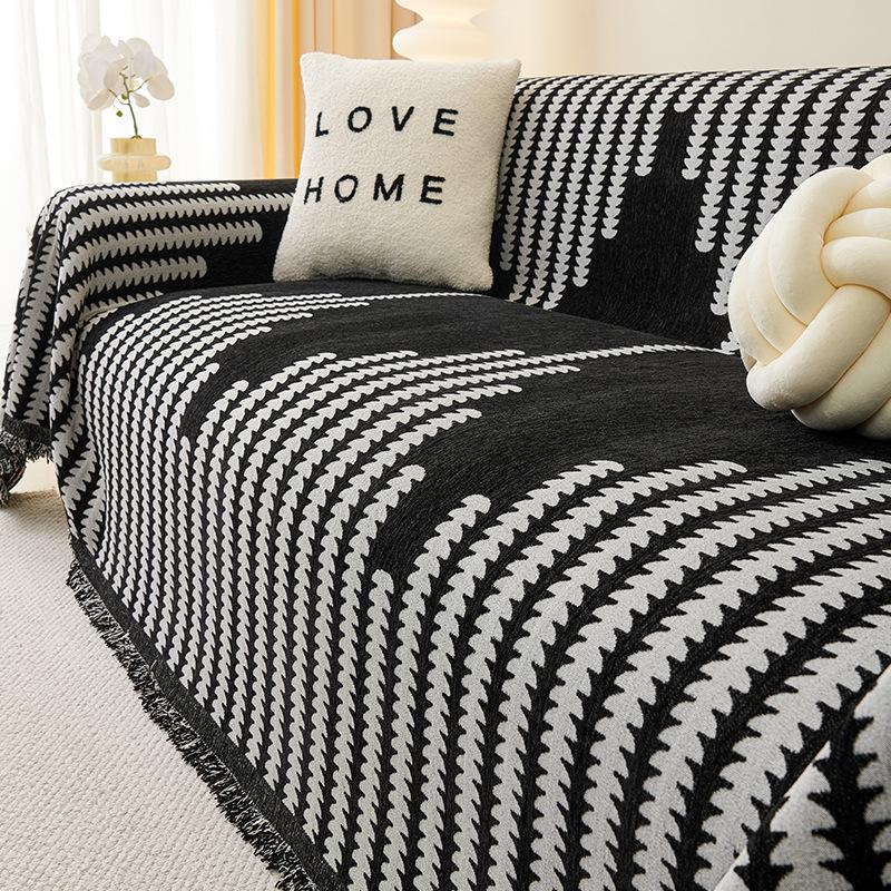 Chenille Sofa Cover Towel Four Seasons Universal All-Inclusive Sofa Cover Dust Cover Anti-Scratching Sofa Cushion Blanket