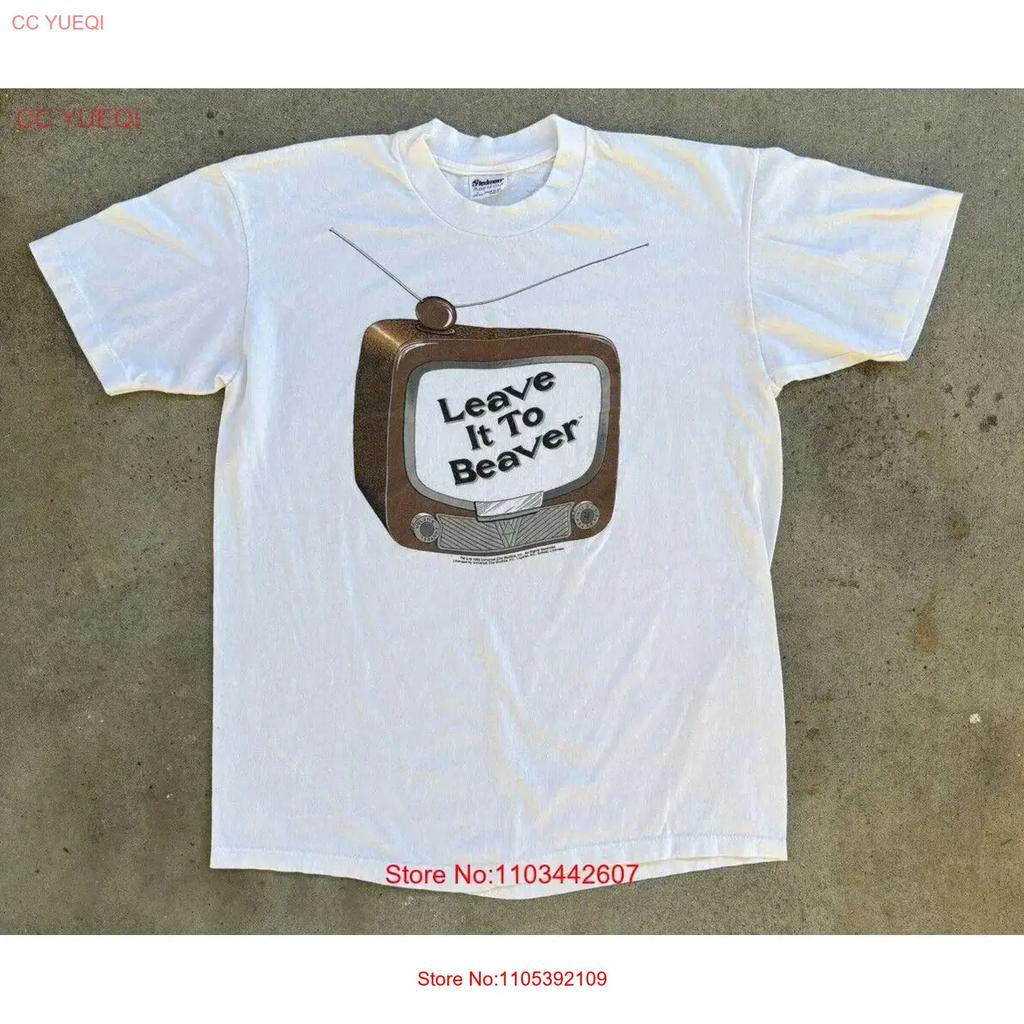Vtg 80s Leave It To Beaver Universal City Studios Tv Show Promo T Shirt 1983 L Vintage Washed Stretched Comfortable