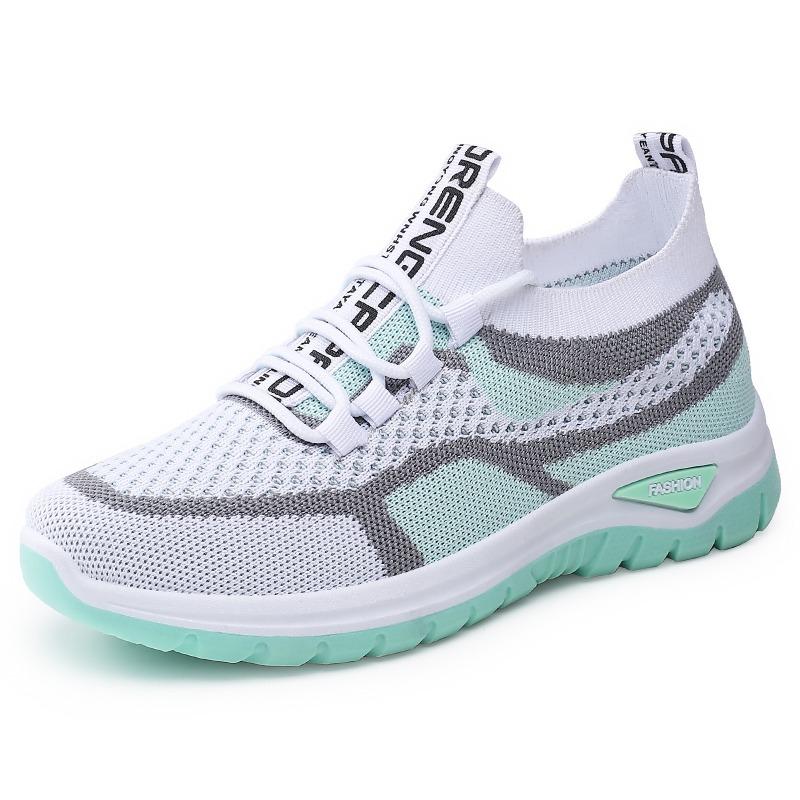 Mode-Website Atmungsaktive Sportschuhe Lässige Loafer Weiche Sohle Schnürung Laufschuhe