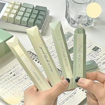 4 Stück/Set Schlichtheit Farbverlauf Klebeband für Kinder DIY Deko Kleben Scrapbook Journal Papierband Transparentes Doppelseitiges Klebeband