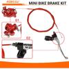 Mini Bike Brake Lever Kit Replacement For Coleman Minibike CT100U CC100X Motovox MBX10 MBX11 Monster Mega Moto 80Cc 105Cc Baja Doodlebug DB30 GMB100