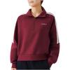 adidas Three Stripe Half Zip Pullover Long Sleeve Sweatshirt Women Sweatshirt KQ5358