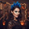 Bequemes Halloween-Haarband Feuerförmig Feuerförmiges Stirnband Cosplay-Party