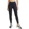 Anta Training Series Solid Color Back Logo Print Elastic Waist Fitness Pants Women Pants Black 162247304-1