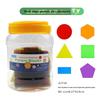 Transparent Rainbow Capital Letter Educational Toys for Early Montessori Learning