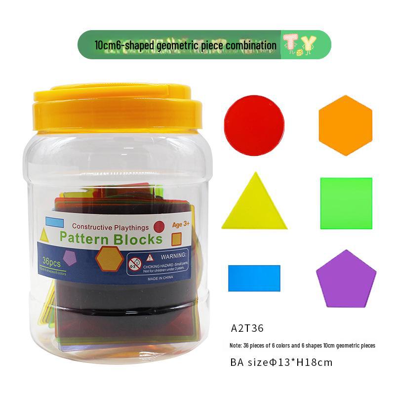 Transparent Rainbow Capital Letter Educational Toys for Early Montessori Learning