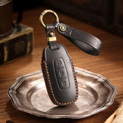 Applicable To 2024 New Nissan Teana Key Case Dongfeng Nissan Car Key Bag First Layer Cowhide Keychain