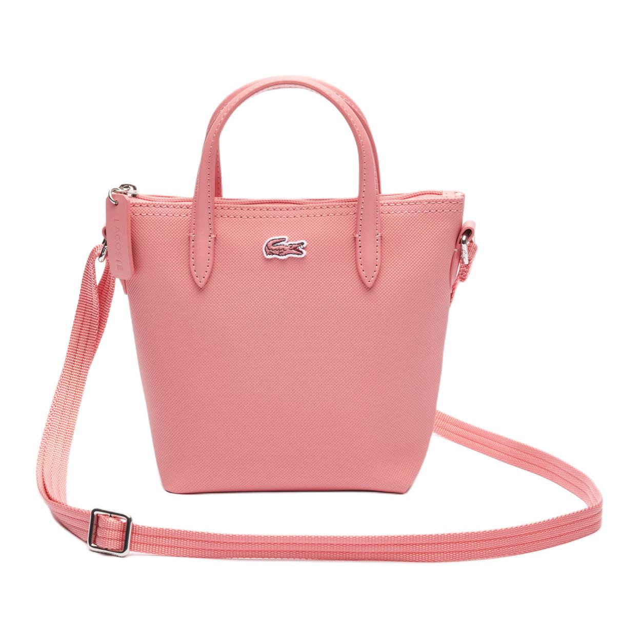 

Lacoste Commuter Solid Color PVC Crossbody Shoulder Bag Mini Women bags Pink NF2609PO-N05 Pink,Mini