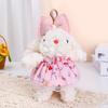 Plush Stuffed Drooping Ear Rabbit Pendant Rabbit Doll Bag Hanging Pendant  Bag Backpack Decor
