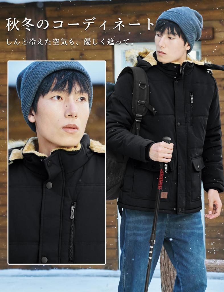 KEFITEVD Large Mod Motorcycle Winter Ski Cold Military Size 4XL Men's Windbreaker, Size, Fleece-Lined Coat, Thick, Jacket, Jacket, Jacket, Weather,