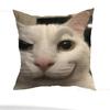 Funny Cat Meme Pillow Case Pillow Case Living Room Sofa Cushion Cover Suitable For Home Bedroom Room Decoration