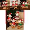 Adorable 2024 Christmas Series Plush Reindeer Snowman Penguin Decorative Figures Perfect For Holiday Gifts