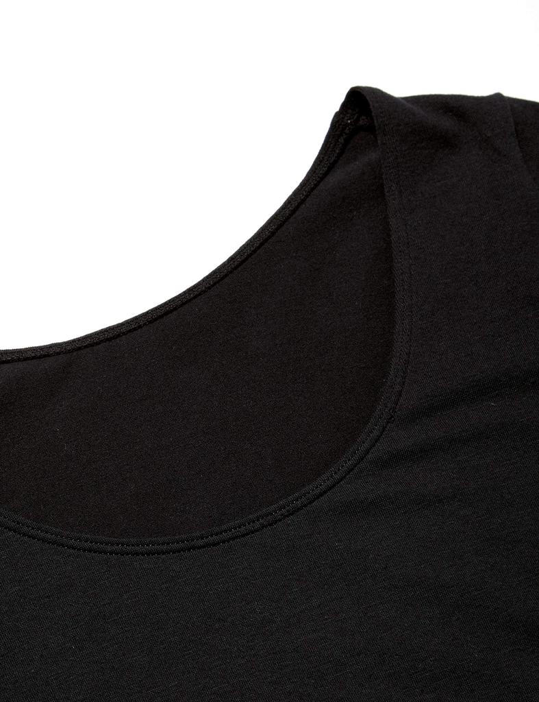 Soft and Sizes BL and LL Wing/Wacoal Women's Innerwear, Warm, 3/4 Sleeves, U-Neck, "Nobihibiko-san" (EL7257),