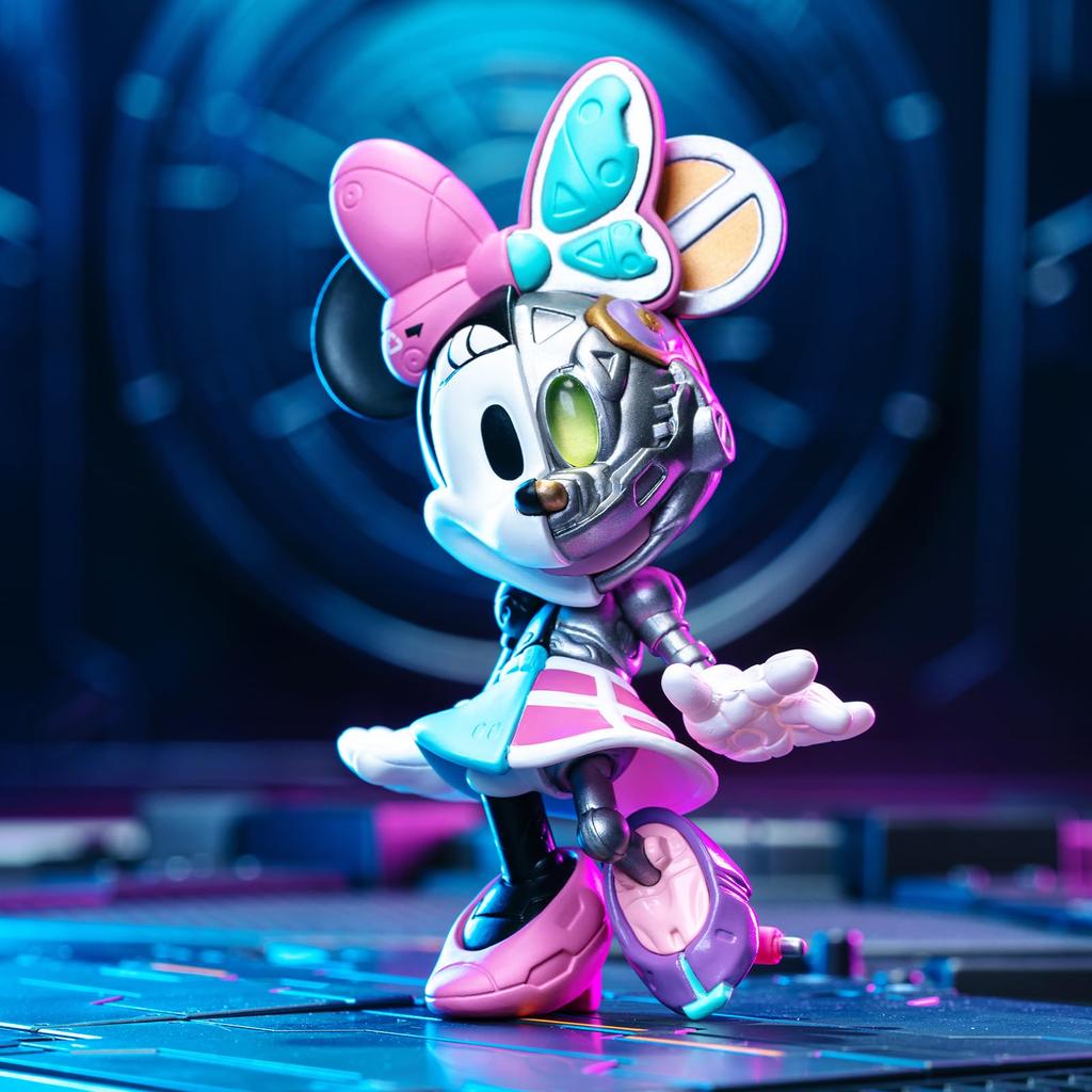 52TOYS BLINDBOX X MICKEY MOUSE [CYBORG SERIES] Trading Figure, Blind Box, Collectible Figure, Mickey Mouse, Pre-painted, Gachapon, Desktop