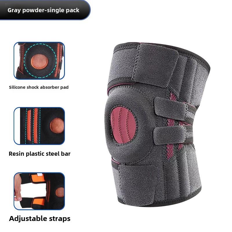 1 Stück Verstellbare Knieorthese mit Scharnier Kniebandage zur Unterstützung des Meniskusrisses Patellasehnenstütze Schmerzlinderung Zerrungen Verstauchungen usw.