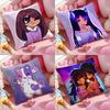 Cushion Cover Anti-dustmite Pillowcase Invisible Zipper Silky Short Plush Sofa Cushion Cover Aphmau Meow Anime Cats