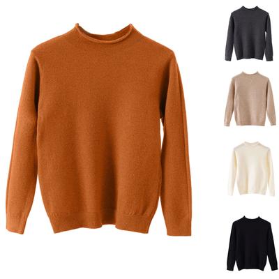 Children's Fashionable Casual Half-high Collar Bottoming Shirt Long-sleeved Top