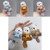 Otter Plush Toy With Short Pile Fabric And Lobster Clasp For Car And Bag Decor