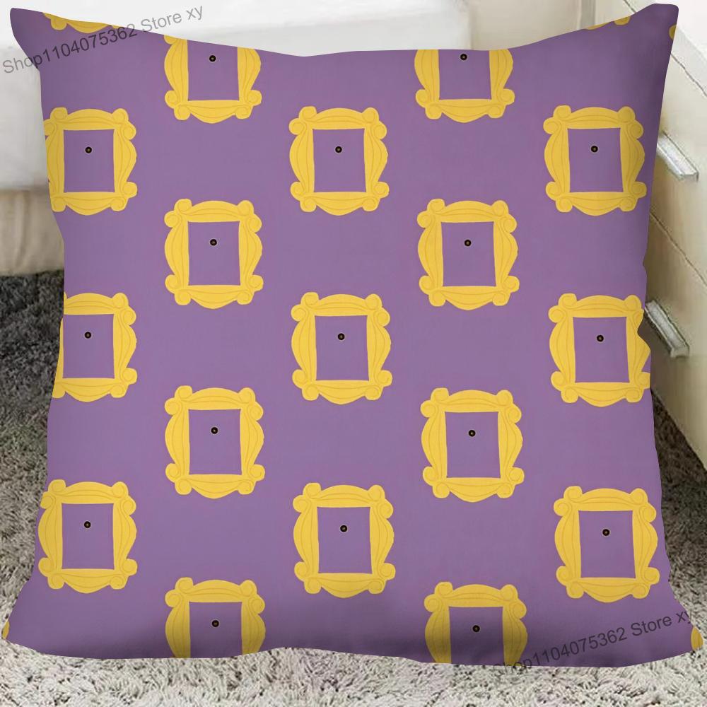 1Pc Classic Tv Series Friends Pillow Case Square Pillow Cushion Cover Bedroom Sofa Room Decoration Casual Pillow Cover