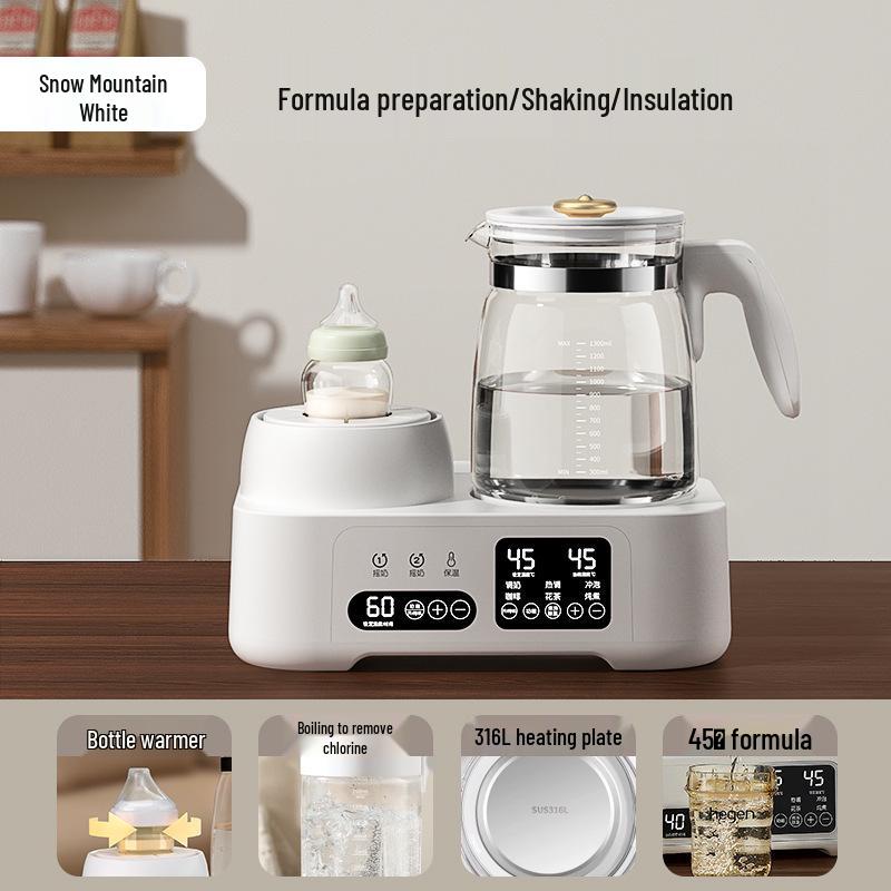 Smart 3-in-1 Baby Bottle Warmer: Constant Temperature Kettle, Milk Shaker, Insulated Milk Warmer