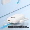 DIY Friendly 2Cell 21700 Battery Case High Strength Plastic Construction Powerbank Shell For Daily Commute Travel