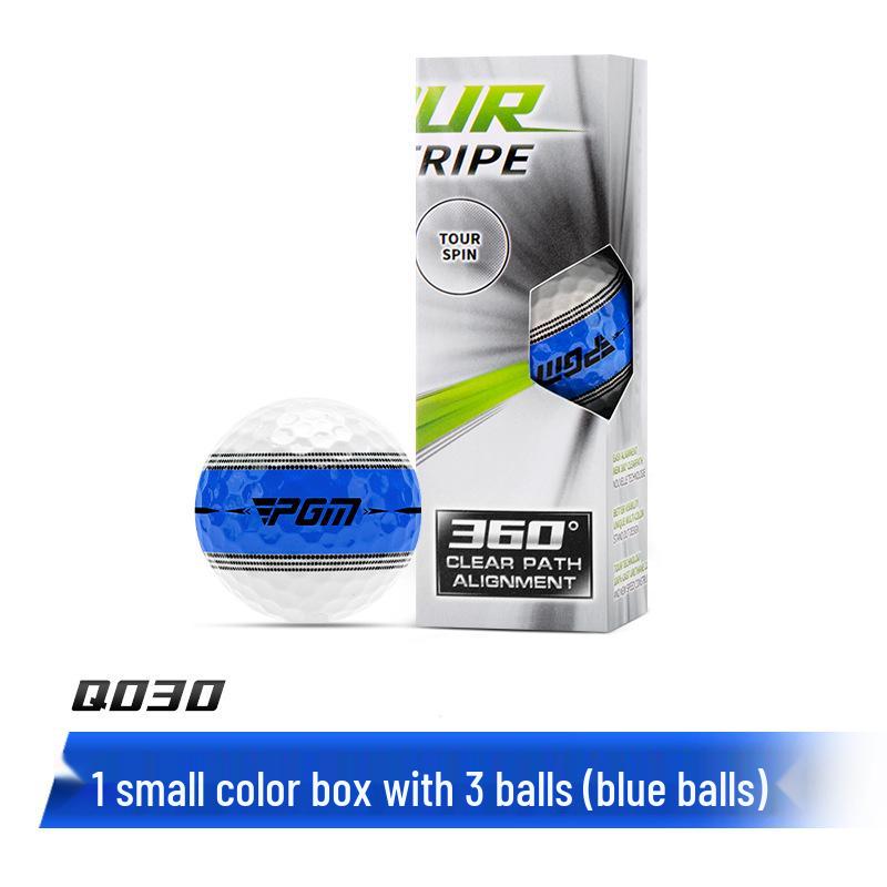 PGM 360° Trajektorie Golfball mit Putter-Ziellinie - Neue farbige TPU-Box