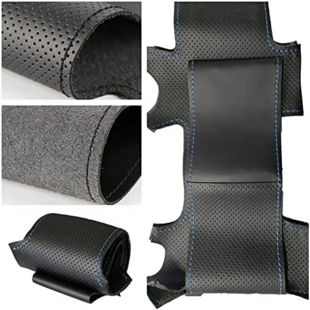 Husă volan din piele ecologică DIY cusută manual pentru Toyota Prius 30 XW30 2009-2015