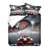 3D Printed Racing Bedding Set King Queen Bed Down Duvet Cover Pillowcase 2/3pc Speed Racing Bed Cover Teenagers Boys Men's Cover Gift